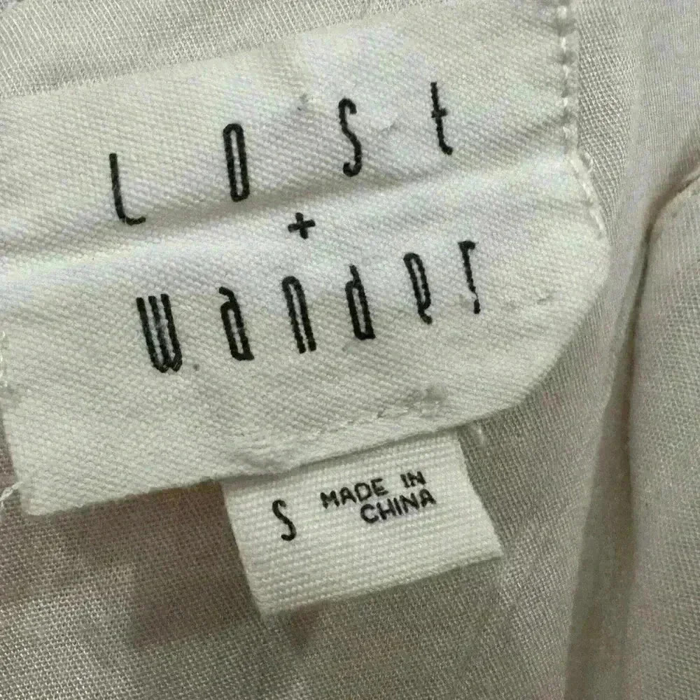LOST + WANDER Womens Jumpuit Orange Size Small Linen/rayon Stripe $98 - Picture 3 of 4